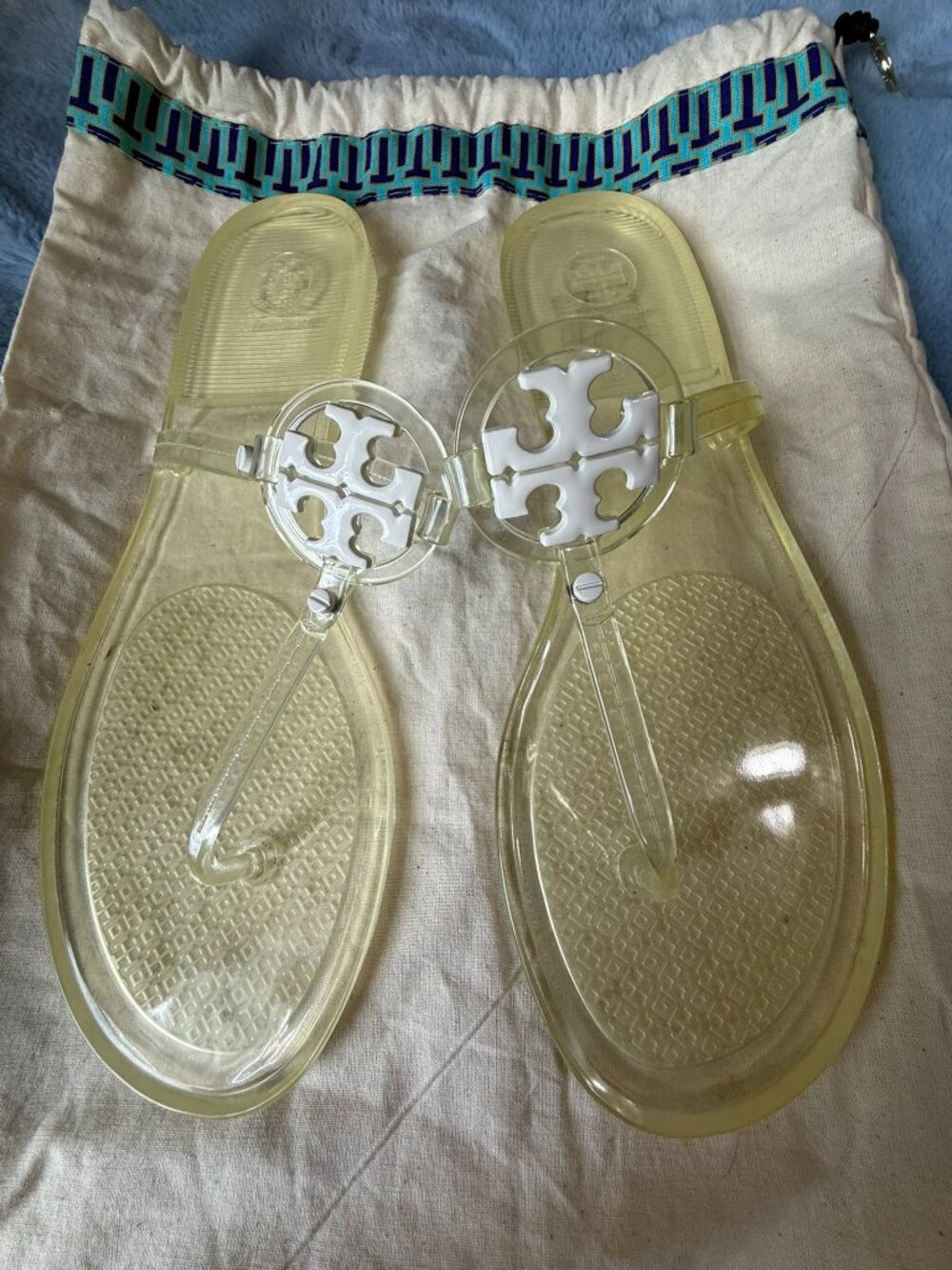 Tory Burch Clear Mini Miller Jelly Sandal - 11M